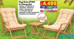 MEYA DEKOR MYS01 2+1 SİMONA SET ŞEZLONG